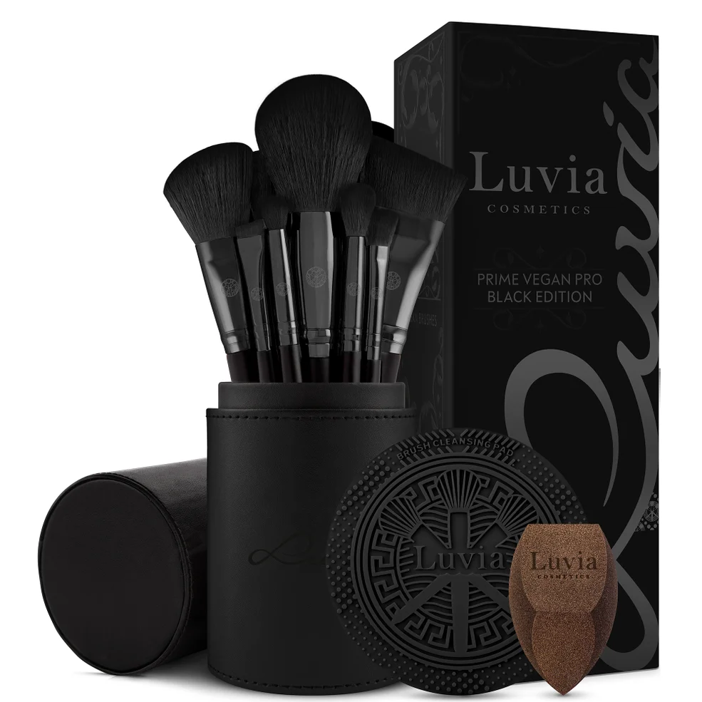Luvia Prime Vegan Pro Brushes Set - Black Edition Zdjęcie 1