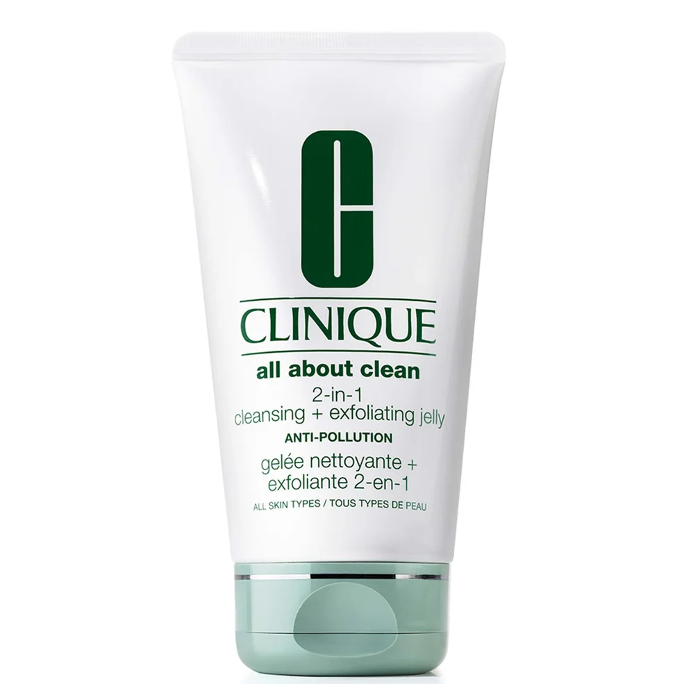 Clinique All About Clean 2-in-1 Cleansing and Exfoliating Jelly galaretka oczyszczająco-złuszczająca 150 ml Zdjęcie 1
