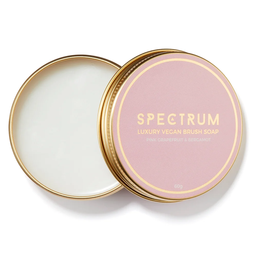 Spectrum Collections Bergamot and Grapefruit Brush Soap Mydło do pędzli 60 g Zdjęcie 1