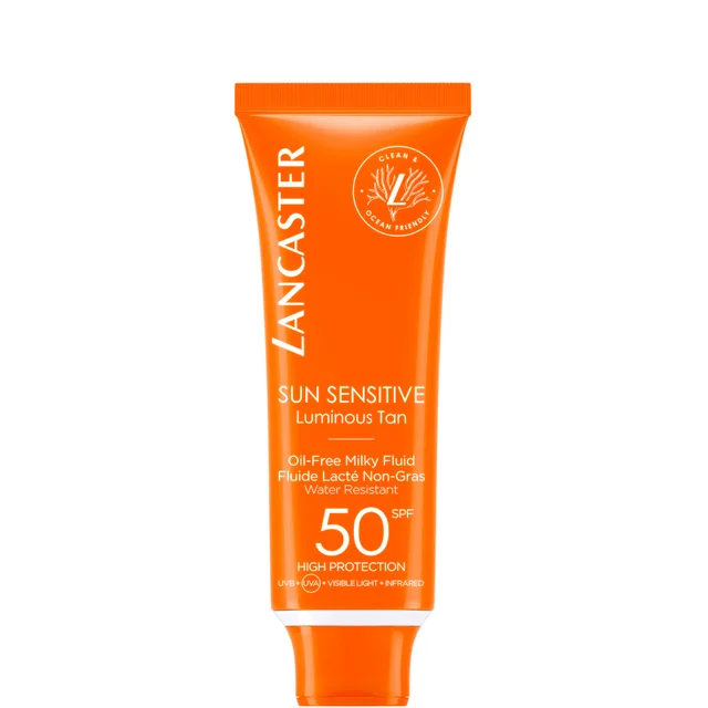 Lancaster Sun Sensitive Oil-Free Face Sun Protection Cream SPF50 przeciwsłoneczny krem do twarzy bez olejku 50 ml
