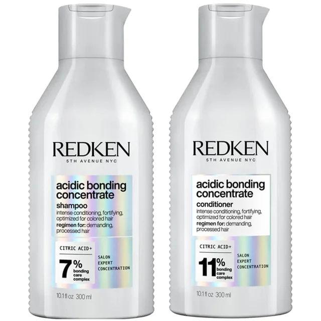 Redken Acidic Bonding Concentrate Shampoo and Conditioner Duo szampon i odżywka (2 x 300 ml)