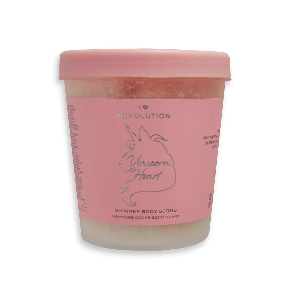 Revolution Beauty I Heart Revolution Unicorn Heart Glow Body Scrub Peeling do ciała Zdjęcie 1