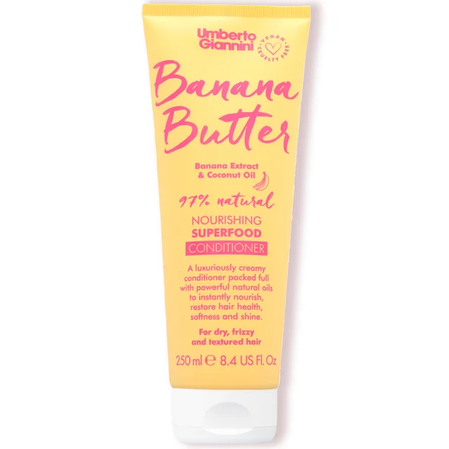Umberto Giannini Banana Butter Nourishing Superfood Conditioner odżywka z odżywczym masłem bananowym 250 ml
