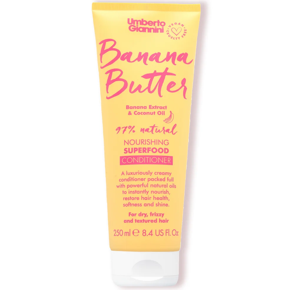 Umberto Giannini Banana Butter Nourishing Superfood Conditioner odżywka z odżywczym masłem bananowym 250 ml Zdjęcie 1