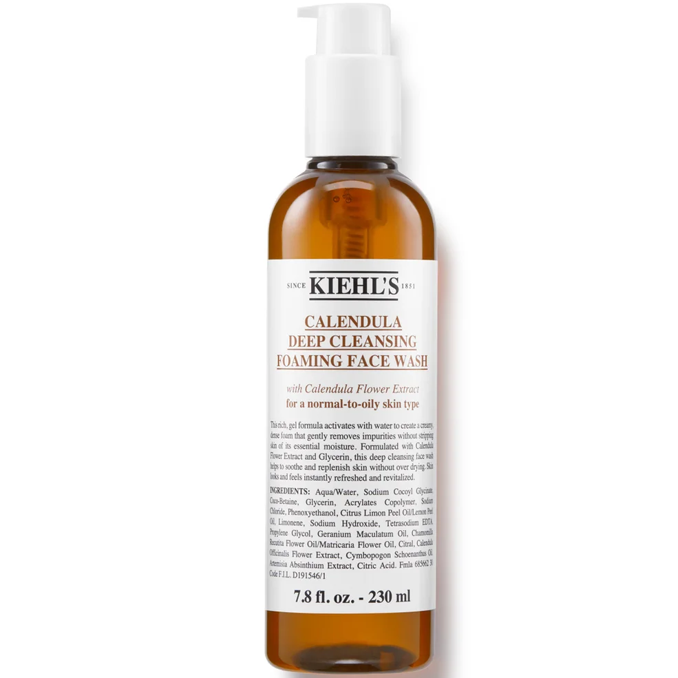 Kiehl's Calendula Deep Cleansing Foaming Face Wash - 230ml Zdjęcie 1