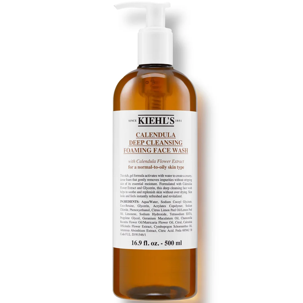 Kiehl's Calendula Deep Cleansing Foaming Face Wash - 500ml Zdjęcie 1