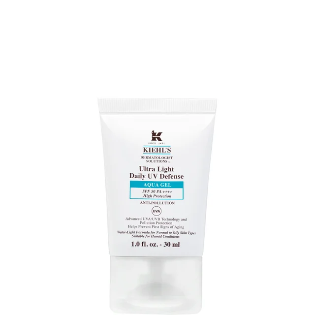 Kiehl's Ultra Light Daily UV Defense Aqua Gel SPF 50 PA++++ żel przeciwsłoneczny (różne wielkości)