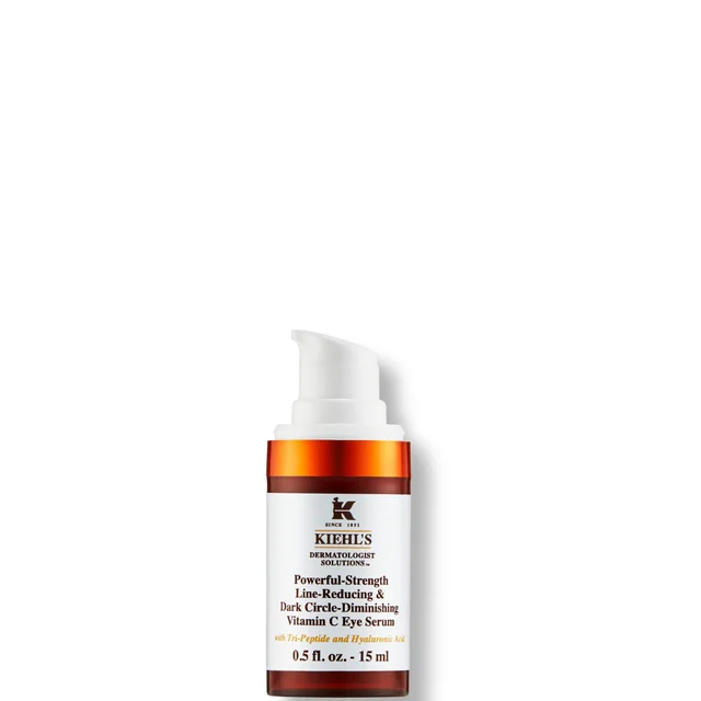 Kiehl’s Powerful-Strength Line-Reducing and Dark Circle-Diminishing Vitamin C Eye Serum przeciwzmarszczkowe serum pod oczy 15 ml