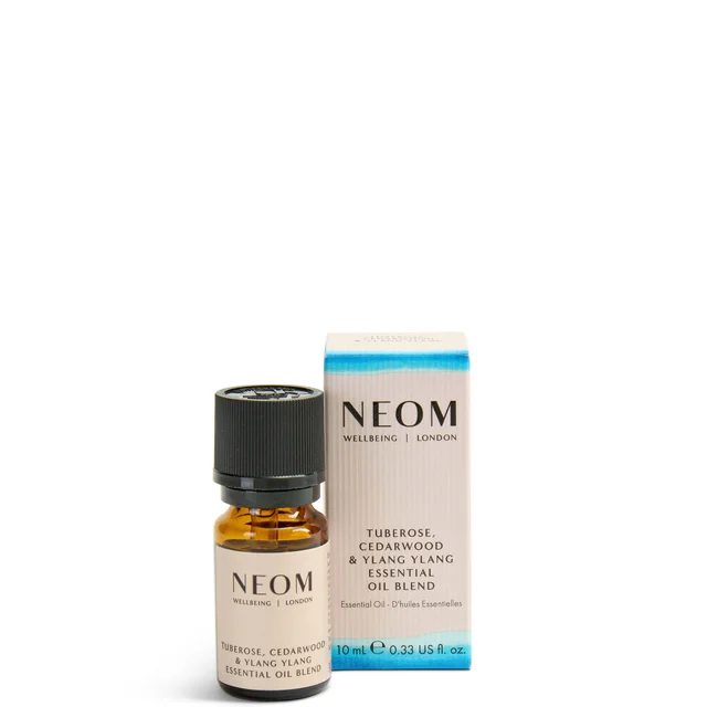 NEOM Tuberose, Cedarwood and Ylang Ylang Essential Oil Blend mieszanka olejków eterycznych 10 ml