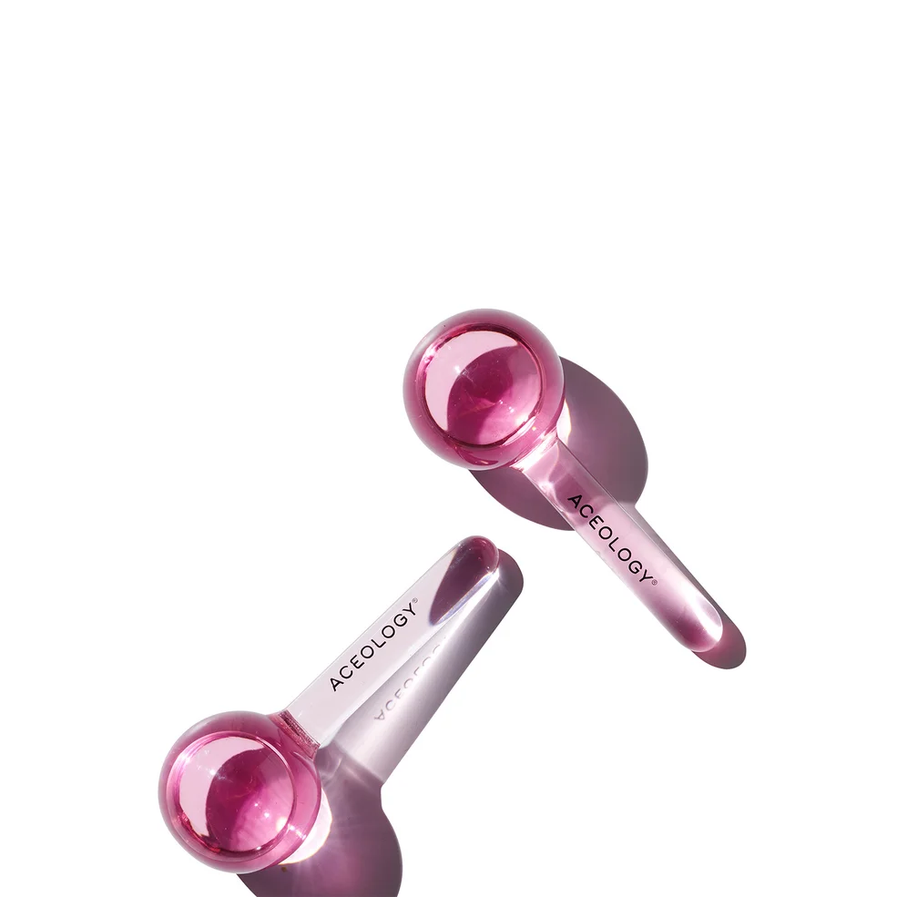 Aceology The Original Pink Ice Globe Facial Massager Zdjęcie 1