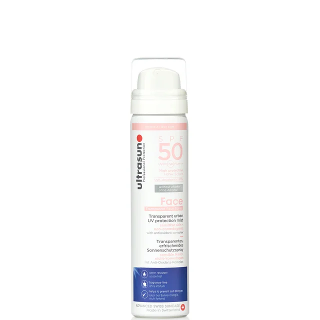 Ultrasun SPF50 UV Mgiełka do twarzy i skóry głowy 75 ml