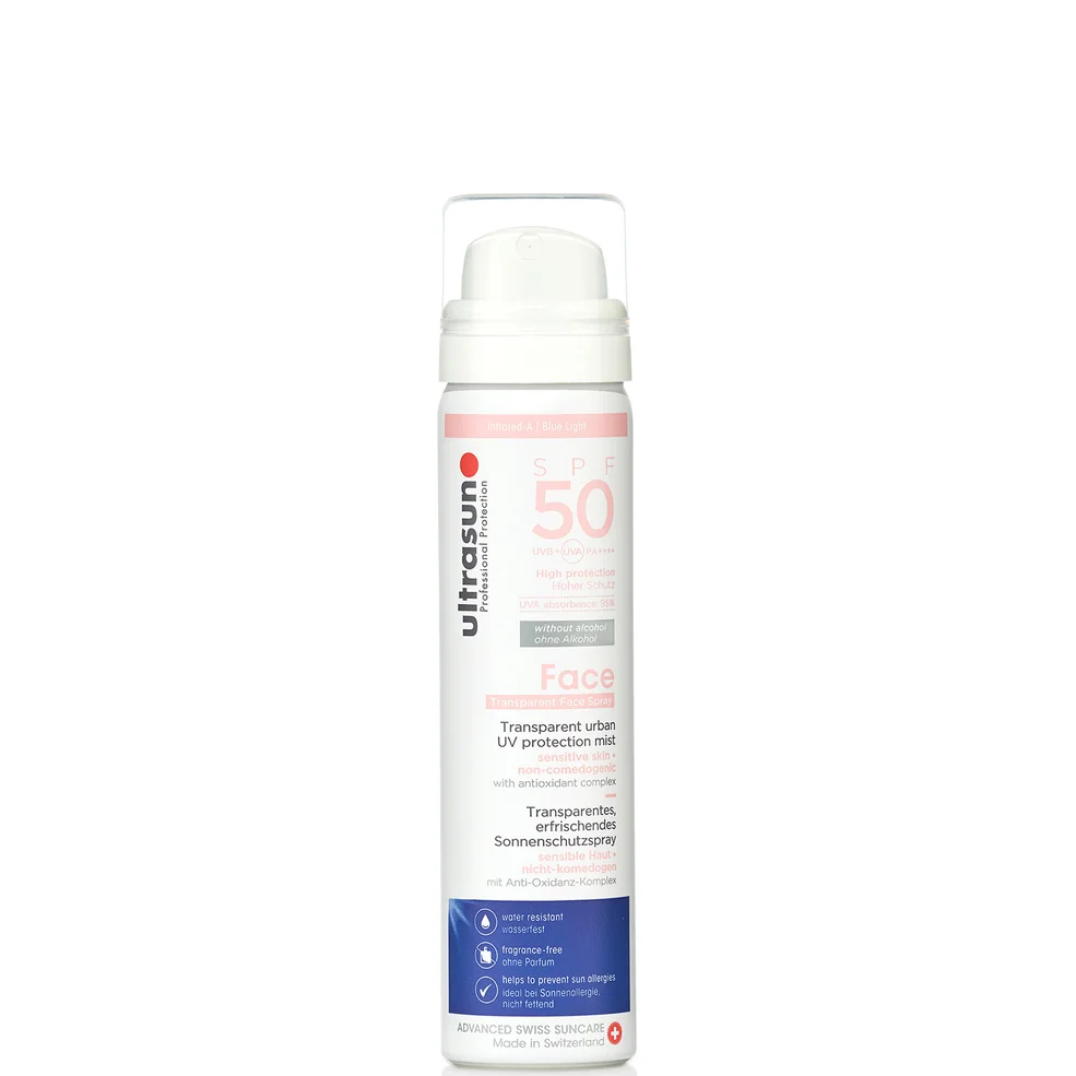 Ultrasun SPF50 UV Mgiełka do twarzy i skóry głowy 75 ml Zdjęcie 1