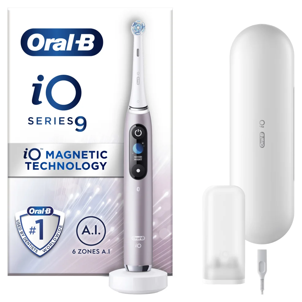 Oral B iO9 Black Onyx Electric Toothbrush with Charging Travel Case Zdjęcie 1