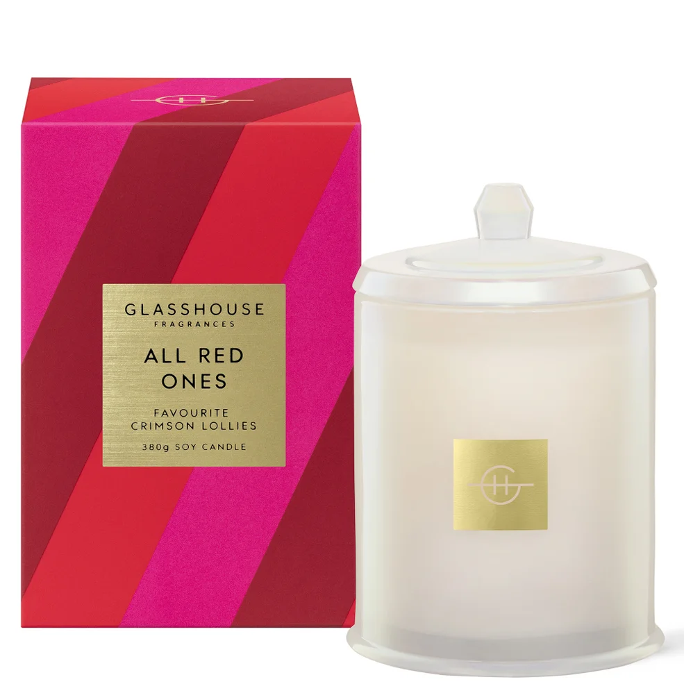 Glasshouse Fragrances All Red Ones Candle 380g Zdjęcie 1