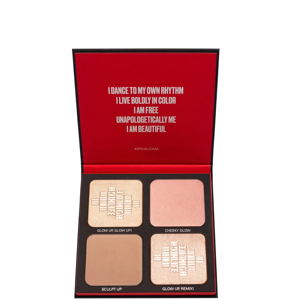 UOMA Highlife Highlighter and Contour Face Palette - Vol 2 Light - Medium Zdjęcie 1