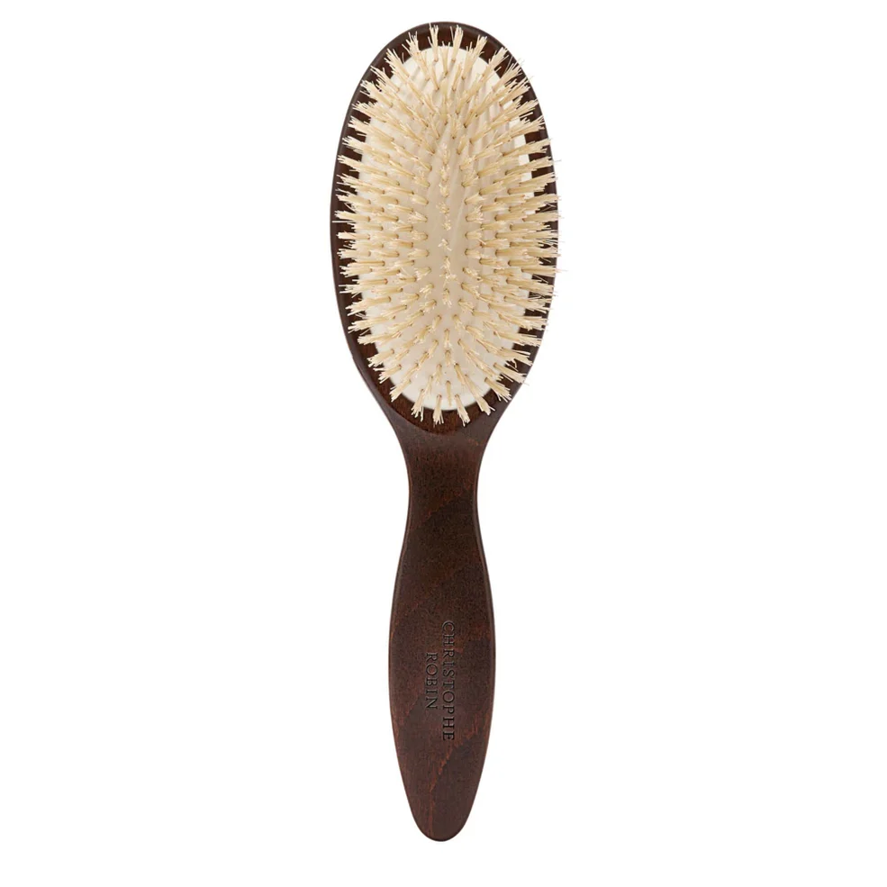 Christophe Robin Detangling Hairbrush with Natural Boar-Bristle and Wood Zdjęcie 1