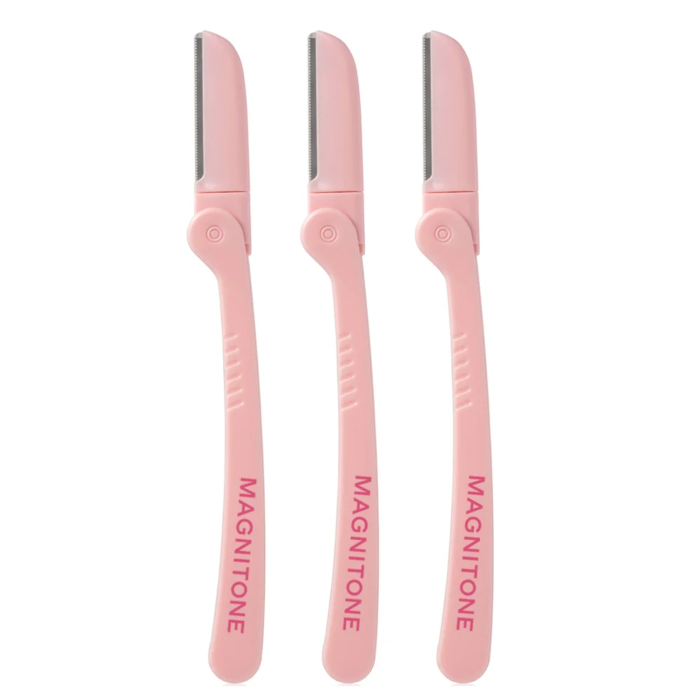 MAGNITONE BrowzThat Eyebrow Shaping and Dermaplane Razor 3 Pack Zdjęcie 1