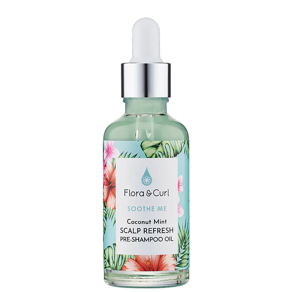 Flora & Curl Coconut Mint Scalp Refresh Pre-Shampoo Oil 50ml Zdjęcie 1