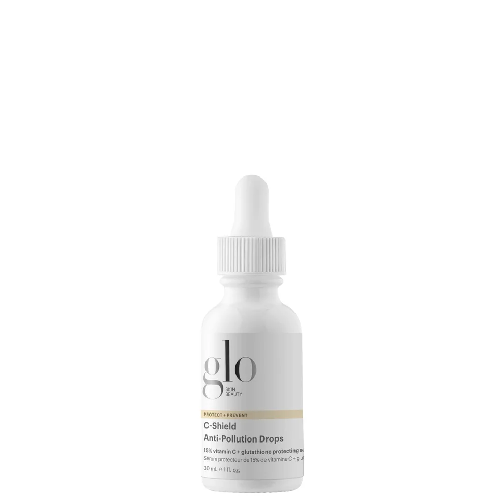 Glo Skin Beauty C-Shield Anti-Pollution Drops | 15 Vitamin C Glutathione Protecting Serum 1 fl. oz. Zdjęcie 1