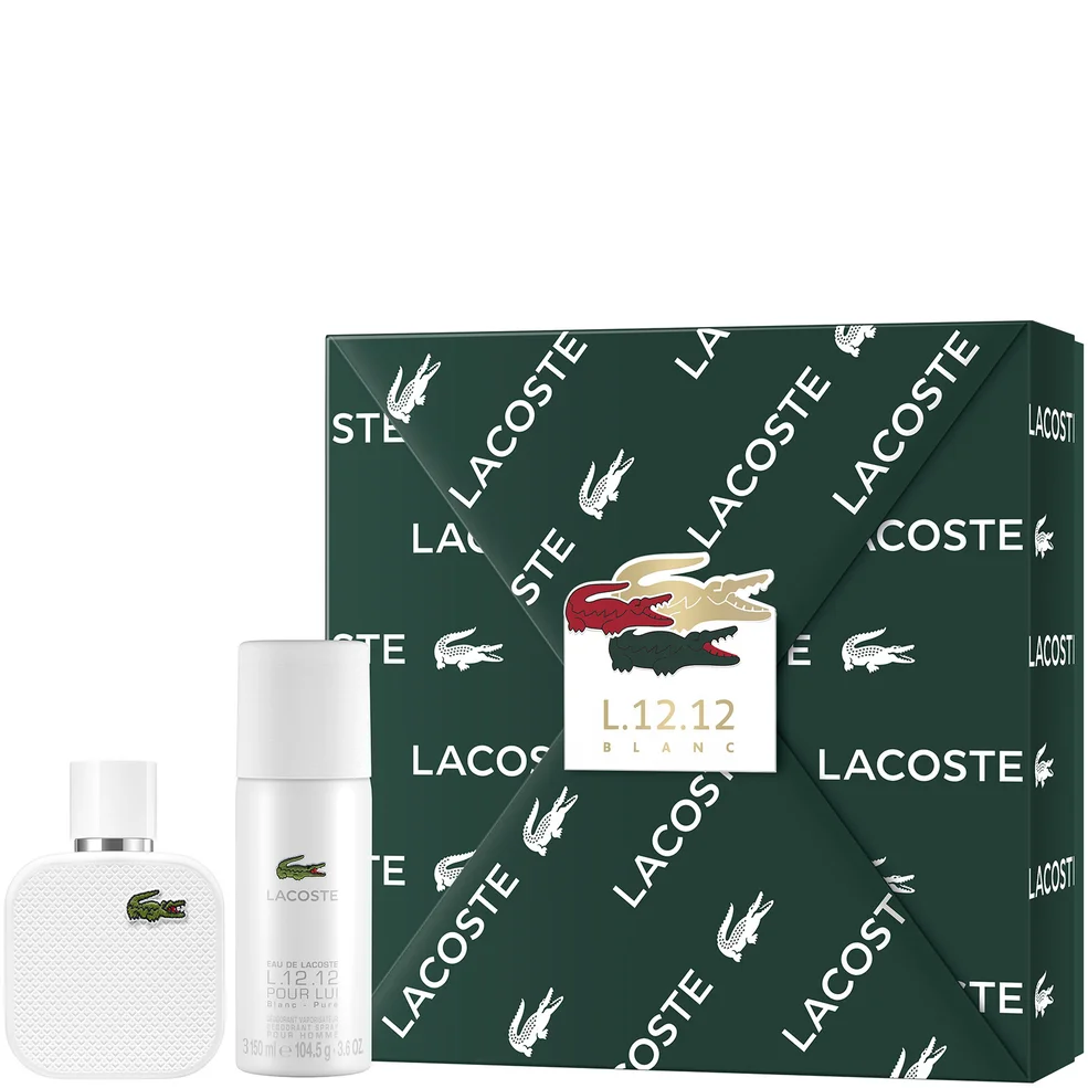 Lacoste L.12.12 Blanc Dla Niego woda toaletowa 50ml Zestaw upominkowy Zdjęcie 1