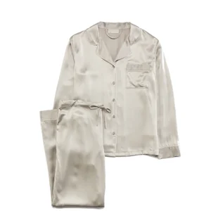 ESPA Silk Pyjamas - Silver - Size L