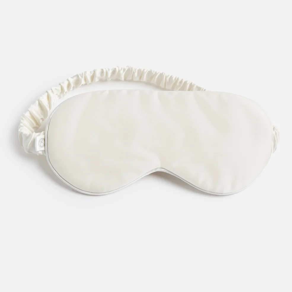 ESPA Home Silk Eye Mask - Pearl White Zdjęcie 1
