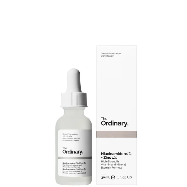 The Ordinary Niacinamide 10% + Zinc 1% Serum serum z niacynamidem i cynkiem 30 ml