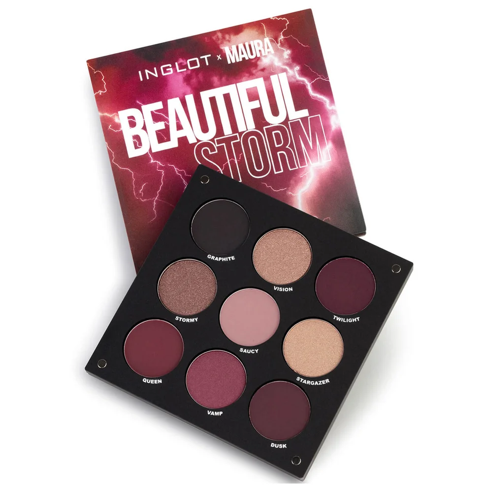 Inglot X Maura Beautiful Storm Eye Shadow Palette Zdjęcie 1