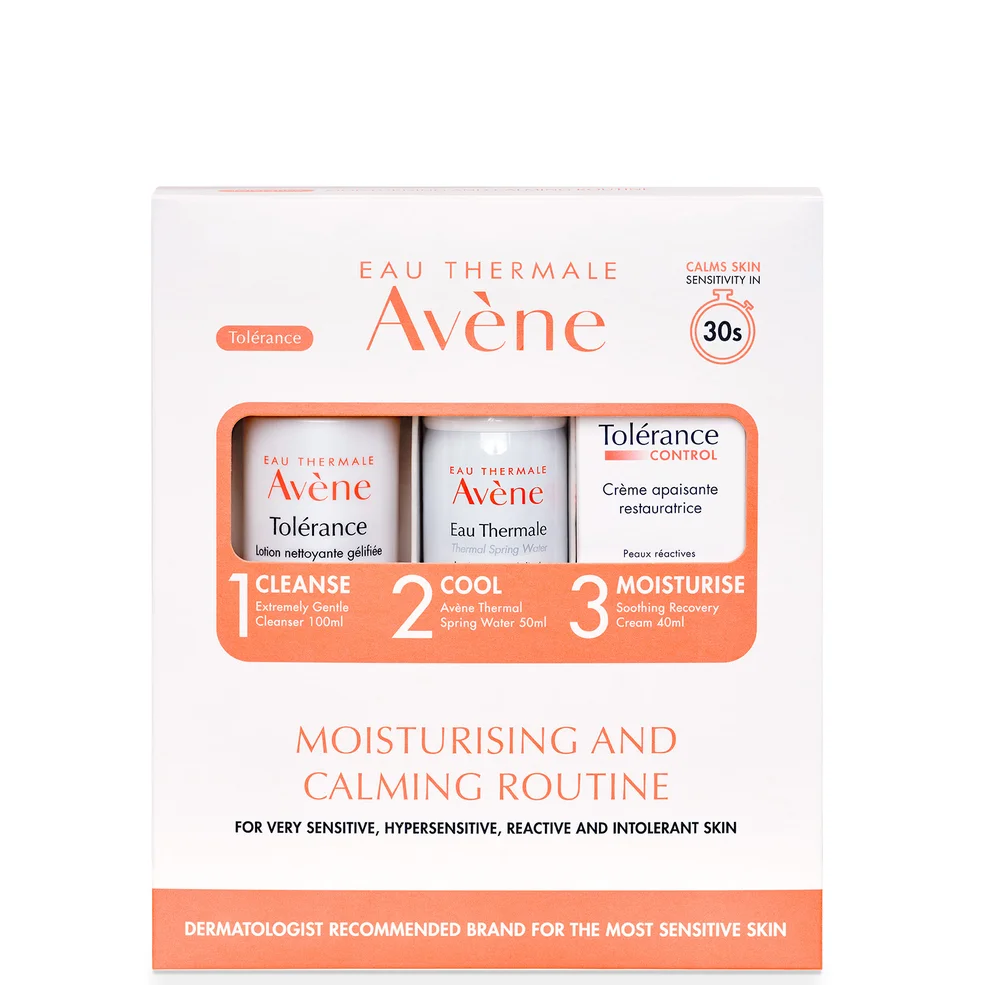 Avène Tolerance Moisturising and Calming 3-Step Routine Kit for Very Sensitive Skin zestaw do pielęgnacji skóry bardzo wrażliwej Zdjęcie 1