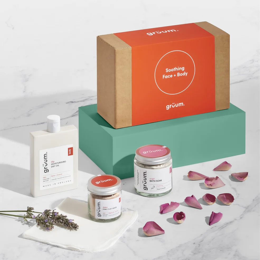 grüum Soothing Face and Body Gift Set Zdjęcie 1