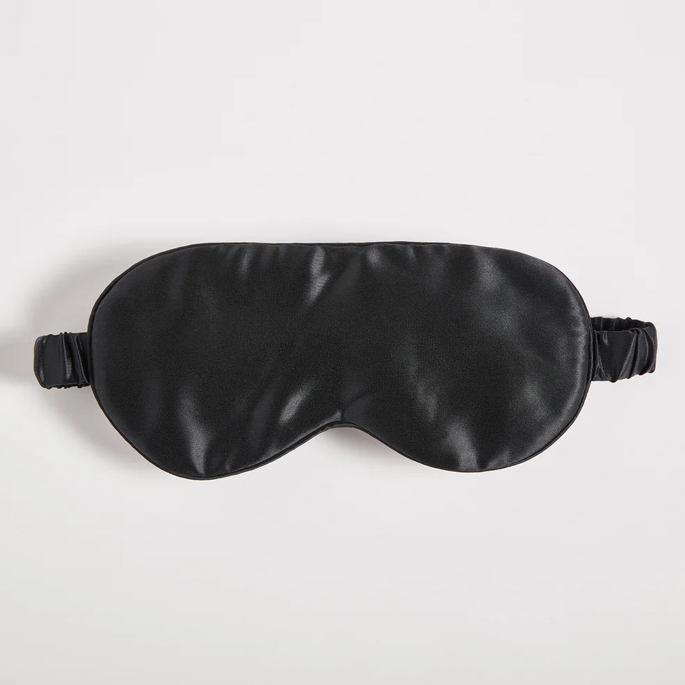 ïn home 100% Silk Eyemask - Black Zdjęcie 1