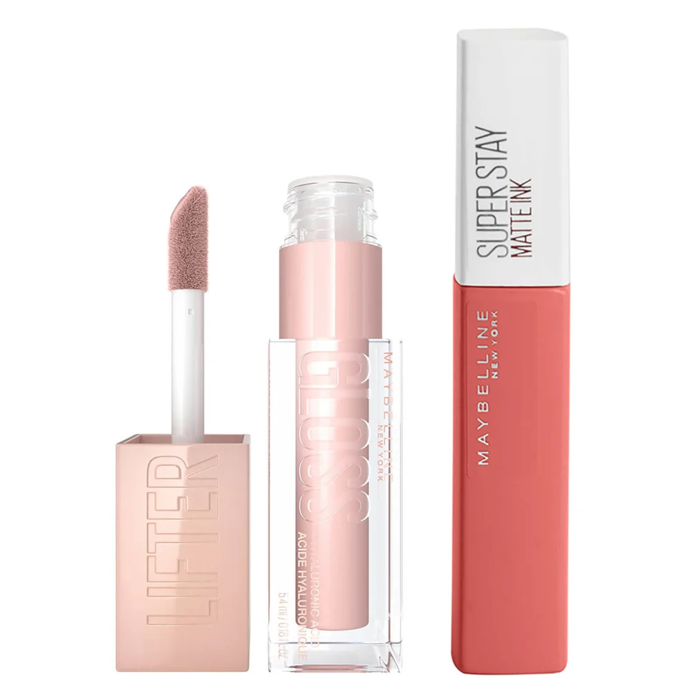 Maybelline Lifter Gloss and Superstay Matte Ink Lipstick Bundle (Various Shades) Zdjęcie 1