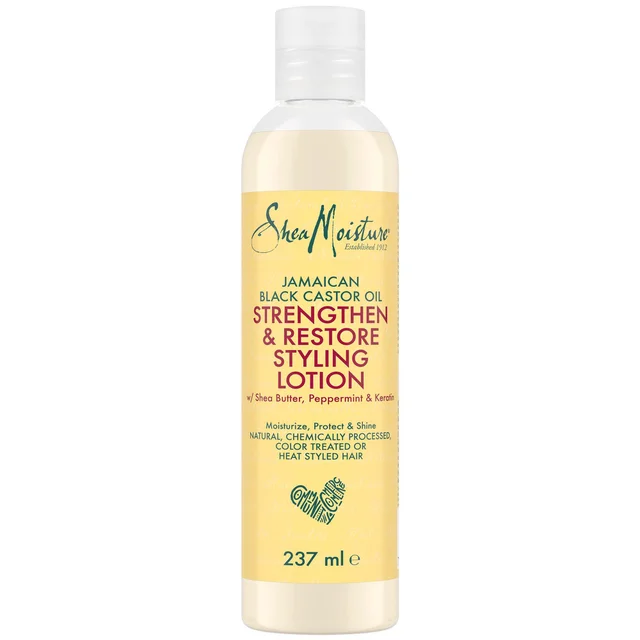 Shea Moisture Jamaican Black Castor Oil Strengthen and Restore Styling Lotion balsam do stylizacji włosów 237 ml