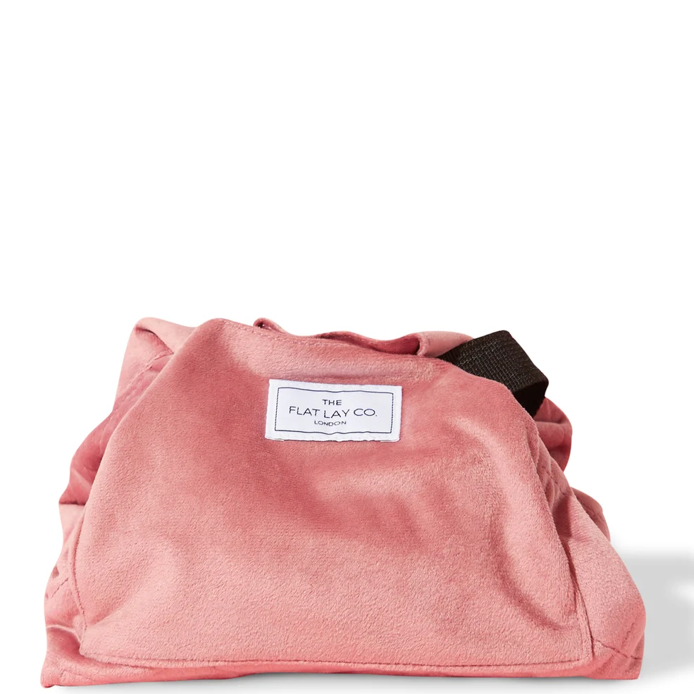 The Flat Lay Co. Drawstring Bag - Pink Velvet Zdjęcie 1