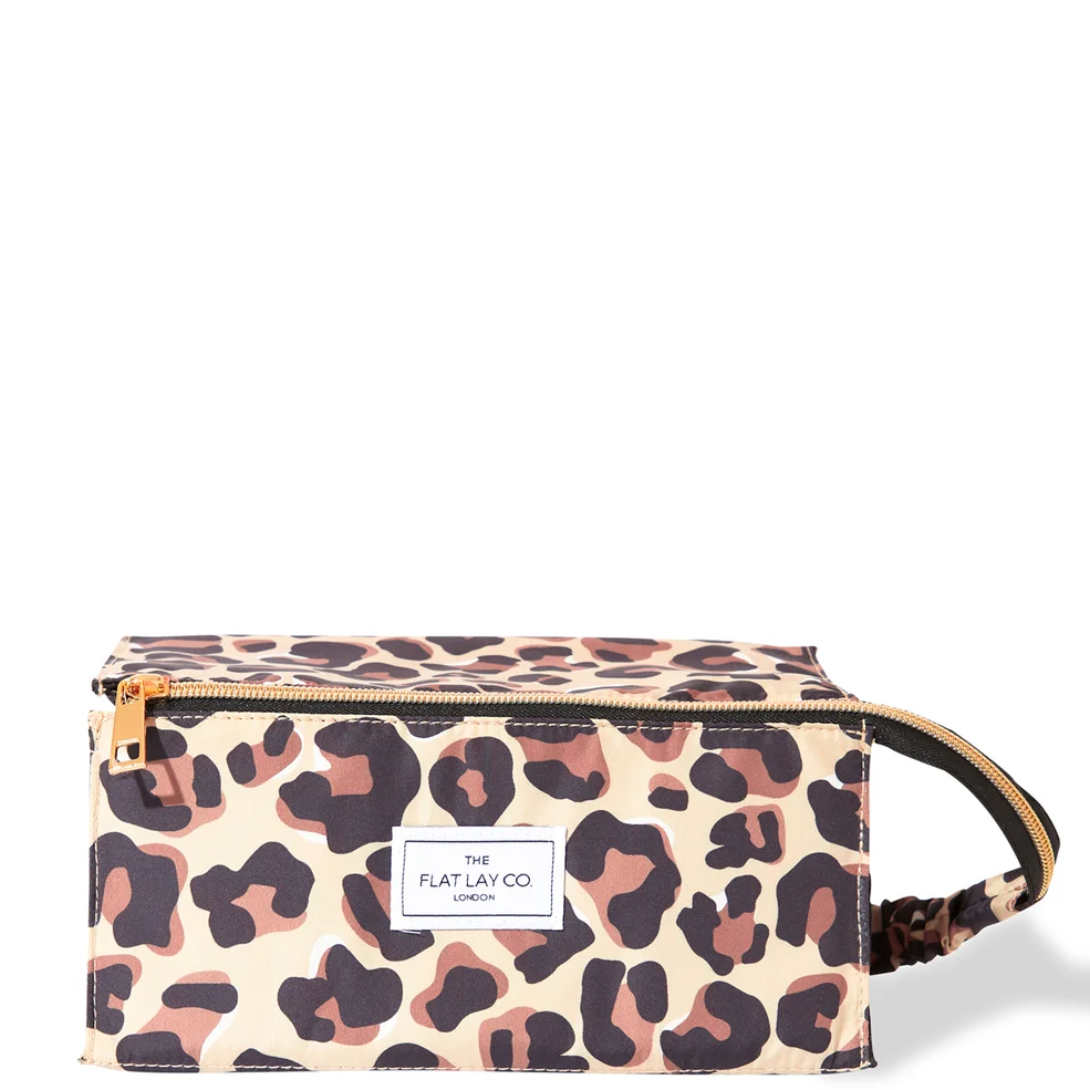 The Flat Lay Co. Open Flat Box Bag - Leopard Print Zdjęcie 1