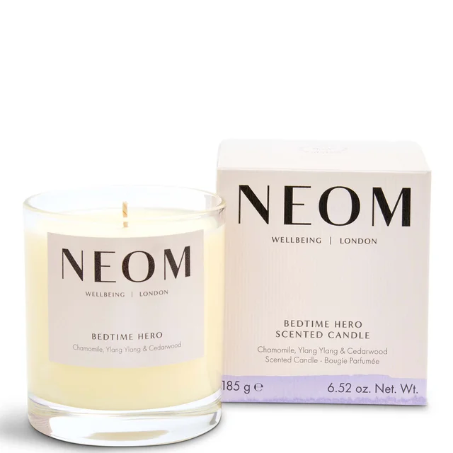 NEOM Bedtime Hero Standard Scented Candle świeca zapachowa 185 g