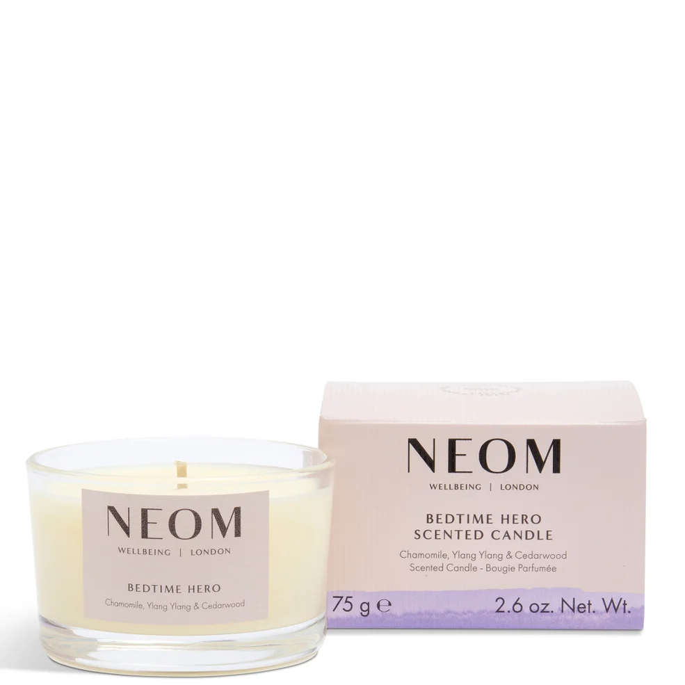 NEOM Bedtime Hero Travel Scented Candle świeca zapachowa 75 g Zdjęcie 1