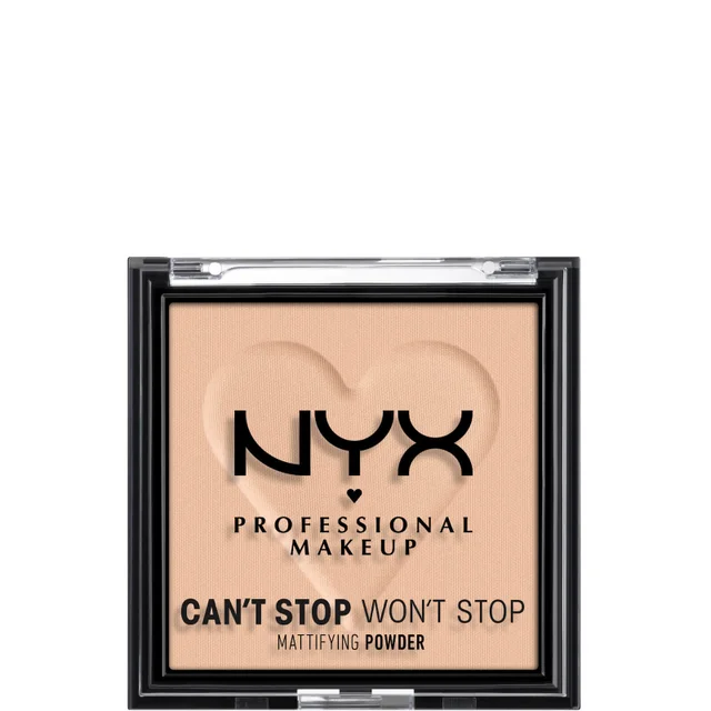 NYX Professional Makeup Can't Stop Won't Stop Mattifying Lightweight Powder lekki puder matujący 7 g (różne odcienie)