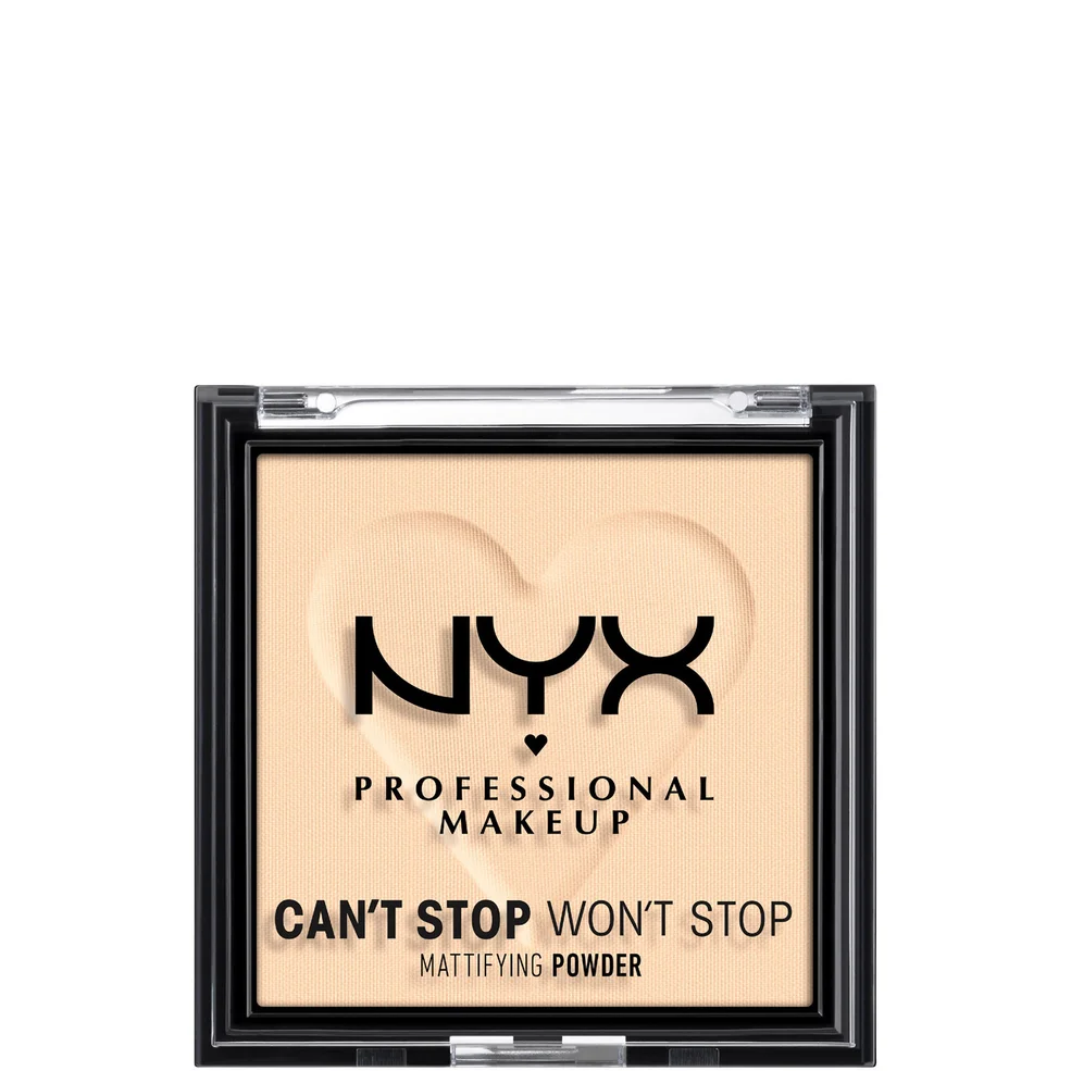 NYX Professional Makeup Can't Stop Won't Stop Mattifying Lightweight Powder lekki puder matujący 7 g (różne odcienie) Zdjęcie 1