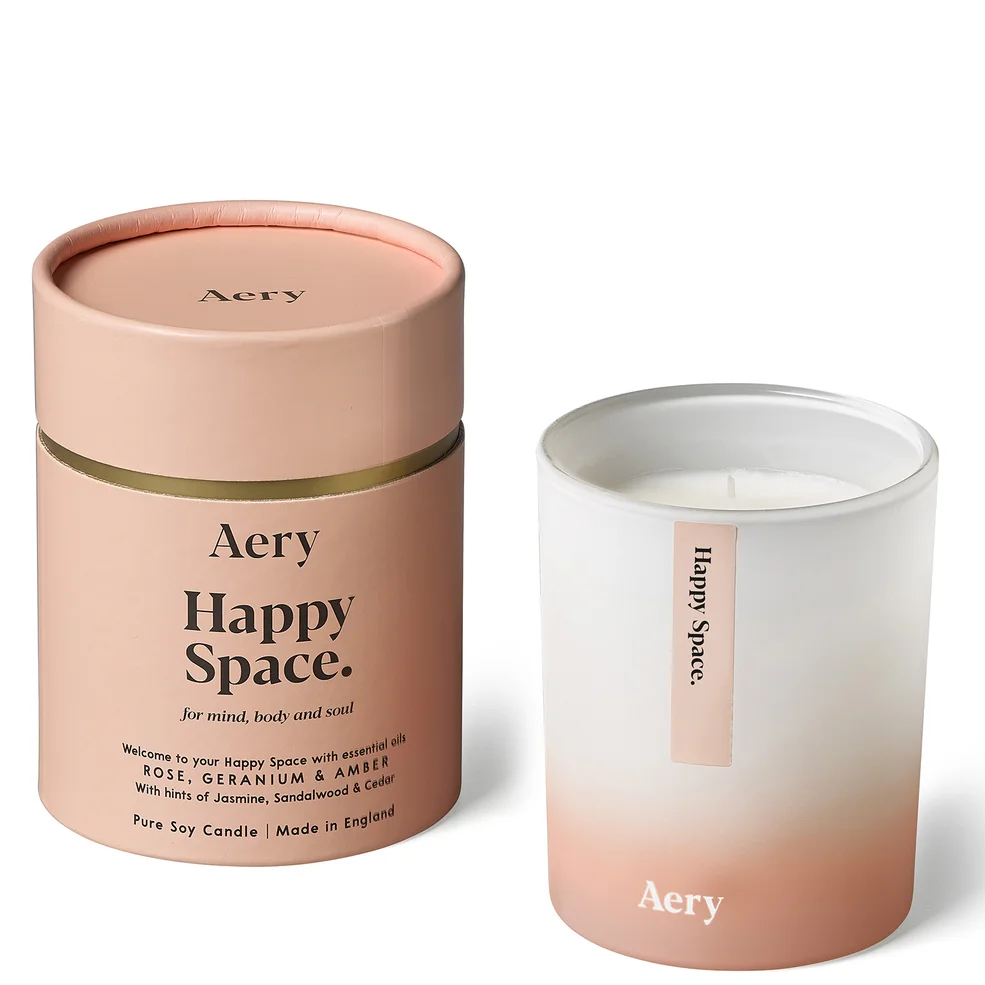Aery Aromatherapy Candle - Happy Space Zdjęcie 1