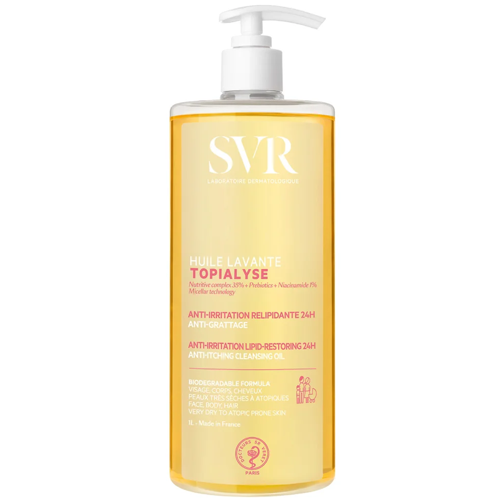 SVR Topialyse Face and Body Emulsifying Micellar Oil Wash olejowy preparat do mycia twarzy i ciała 1000 ml Zdjęcie 1