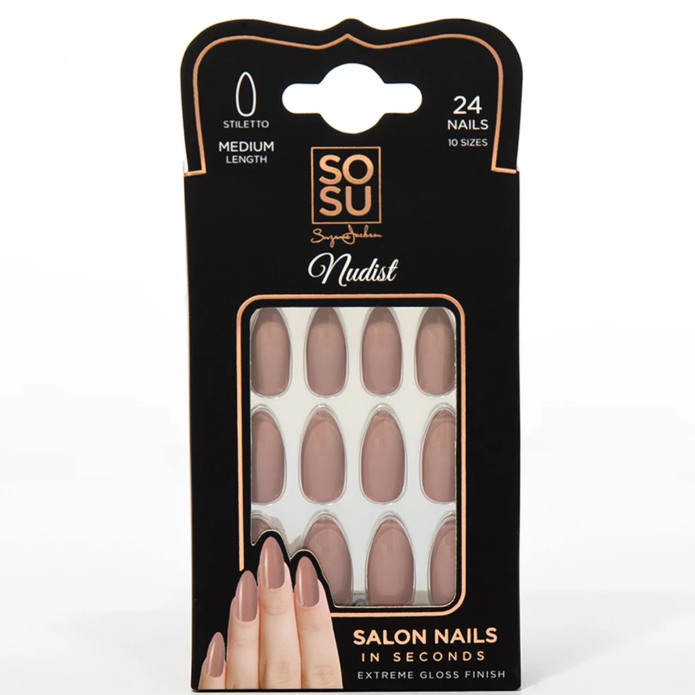 SOSU Cosmetics False Nails - Nudist Zdjęcie 1