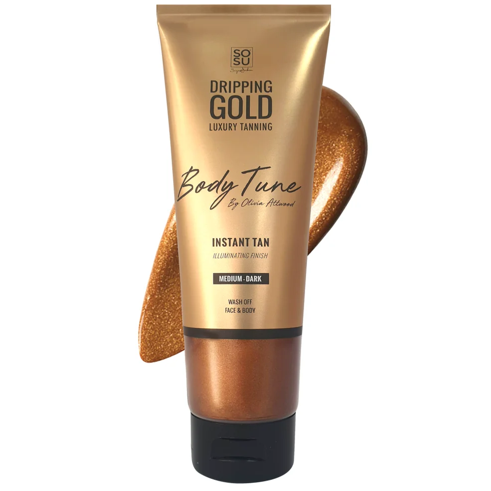 SOSU Dripping Gold Bodytune Shimmer 125ml (Various Colours) Zdjęcie 1