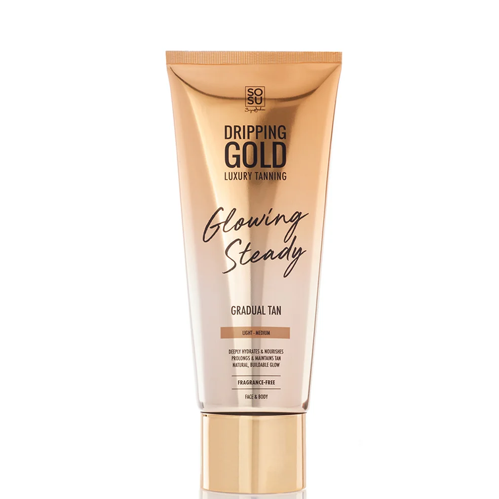 SOSU Dripping Gold Gradual Tan Lotion 230g (Various Colours) Zdjęcie 1