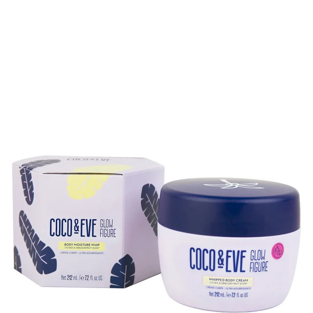 Coco & Eve Glow Figure Whipped Body Cream Lychee and Dragon Fruit Scent krem do ciała o zapachu liczi i pitai (różne wielkości)