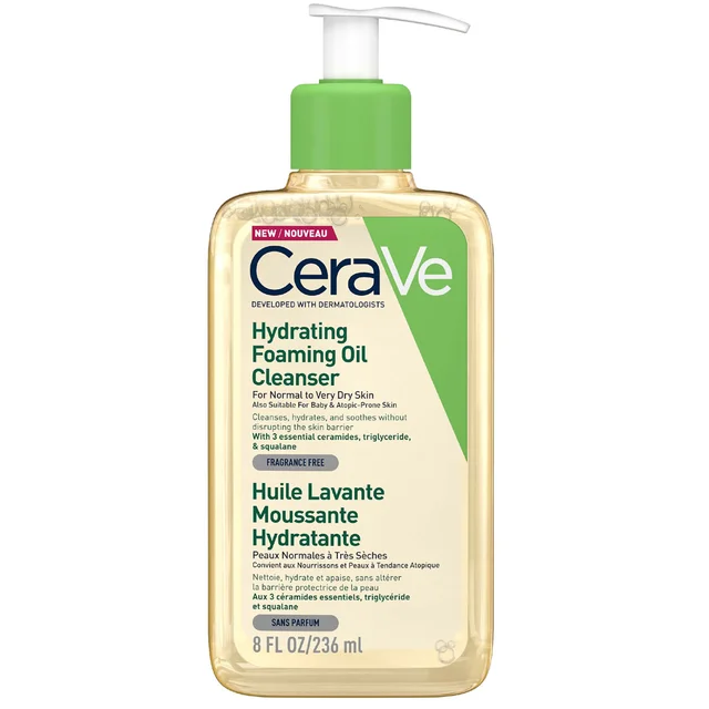 CeraVe Hydrating Foaming Oil Cleanser olejek nawadniająco-oczyszczający 236 ml