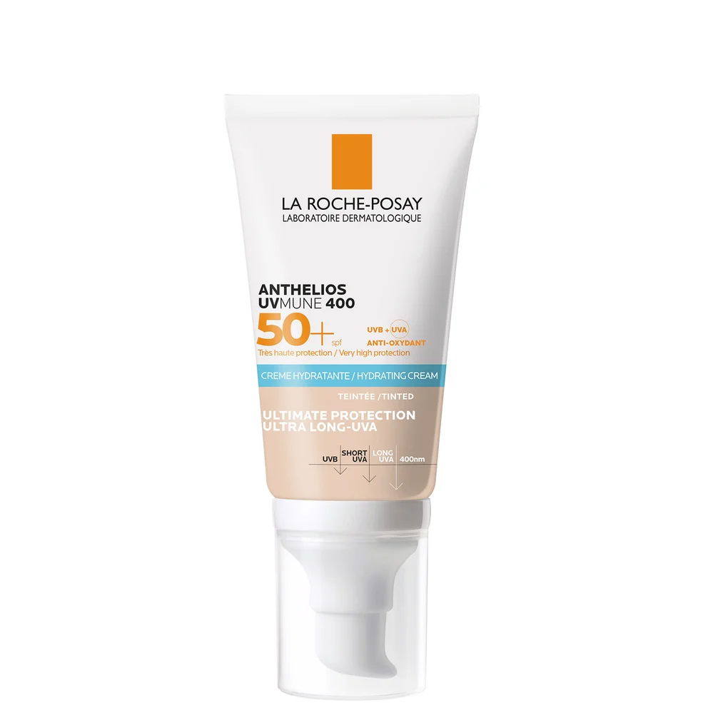 La Roche-Posay Anthelios UVMune 400 Hydrating Suncream Tinted SPF50 koloryzujący, nawadniający krem przeciwsłoneczny 50 ml Zdjęcie 1