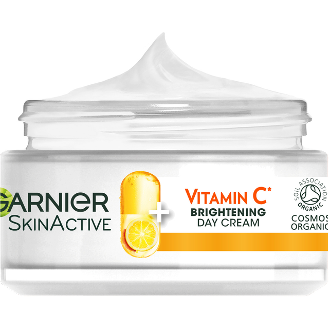 Garnier Vitamin C Brightening Day Cream Face Moisturiser nawilżający, rozjaśniający krem do twarzy na dzień z witaminą C 50 ml