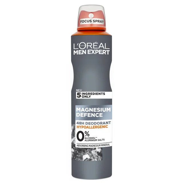 L'Oréal Paris Men Expert Hypoallergenic Deodorant 48 Hour Protection hypoalergiczny dezodorant dla mężczyzn 250 ml