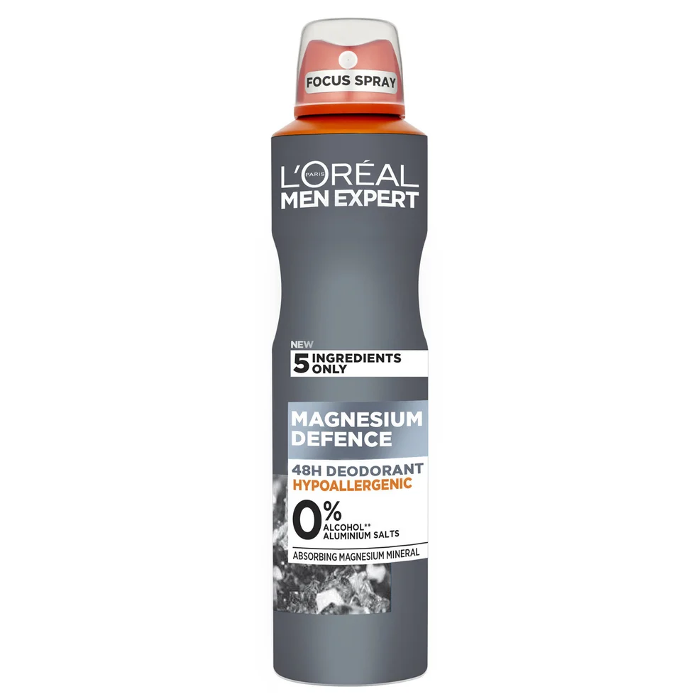 L'Oréal Paris Men Expert Hypoallergenic Deodorant 48 Hour Protection hypoalergiczny dezodorant dla mężczyzn 250 ml Zdjęcie 1